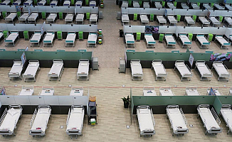 Büyük Alışveriş merkezi çok yataklı hastane oldu!