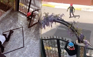 Siren Sesini Duyan Çocuklar'dan Güldüren Tepki!