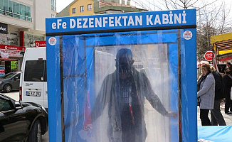 Vatandaş Dezenfeksiyon tünelleri için sıraya girdi!