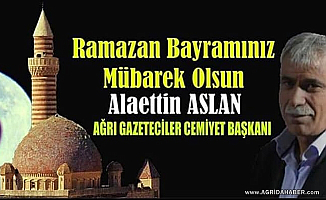 AGC Başkanı Alaettin ASLAN'dan Bayram Mesajı