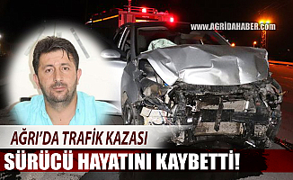 Ağrı'da Trafik Kazası! Sürücü Adem Bayazıtlı Hayatını Kaybetti