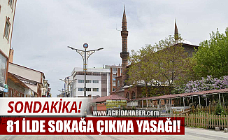 81 İlde Sokağa Çıkma Yasağı! İşte ayrıntılar