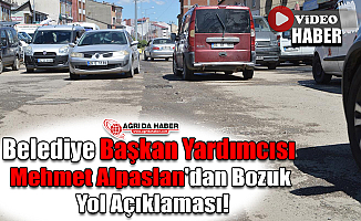 Belediye Başkan Yardımcısı Mehmet Alpaslan'dan Bozuk Yol Açıklaması!