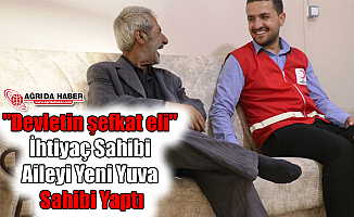 "Devletin şefkat eli" İhtiyaç Sahibi Aileyi Yeni Yuva Sahibi Yaptı