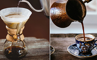 Filtre kahve ile Türk kahvesi karşılaştırıldı