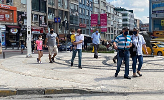 Maske takmayana kişilere ceza kesildi!