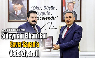 Süleyman Elban'dan Savcı Sayan'a Veda Ziyareti