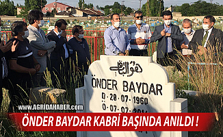 Ağrı'da Spor Camiası Önder Baydar'ı Unutmadı