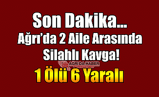 Ağrı'da 2 Aile Arasında Kavga! 1 Ölü 6 Yaralı