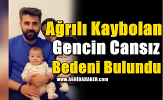 Ağrılı Kaybolan Gencin Cansız Bedeni Bulundu!