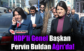 HDP’li Genel Başkan Pervin Buldan Ağrı’da