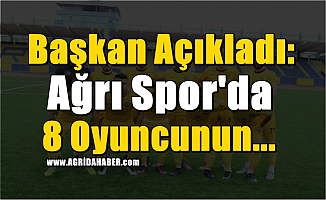 Başkan Açıkladı: Ağrı Spor’da 8 Oyuncu