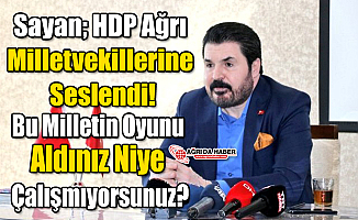 Sayan; HDP’li Vekillere Seslendi! Niye çalışmıyorsunuz?