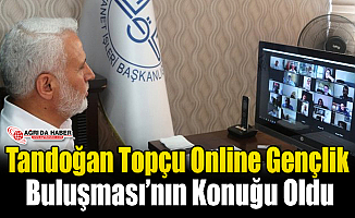 Tandoğan Topçu Online Gençlik Buluşması’nda Gençlerle Görüştü
