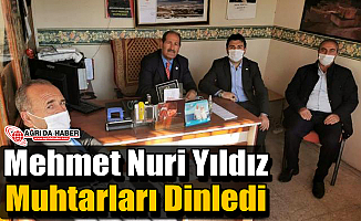 Mehmet Nuri Yıldız Muhtarları Dinledi