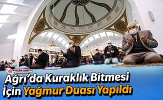 Ağrı'da Kuraklığın Son Bulması İçin Dua Edildi