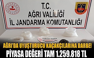 Ağrı'da 5 kilogram 887 gram Metamfetamin Maddesi ele geçirildi