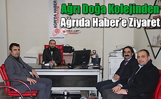 Ağrı Doğa Kolejinden Ağrıda Haber’e Ziyaret