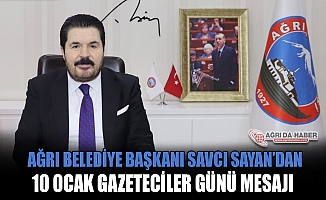 Savcı Sayan'dan 10 Ocak Çalışan Gazeteciler Günü Mesajı