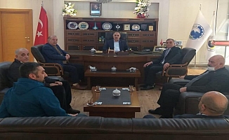 CHP Ağrı İl Başkanı Nihat Aslan'dan ATSO'ya Ziyaret