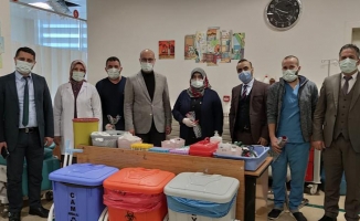 Ağrı İl Sağlık Müdürü Daharlı ve Başkan Seferoğlu'ndan Sağlıkçılara ziyaret