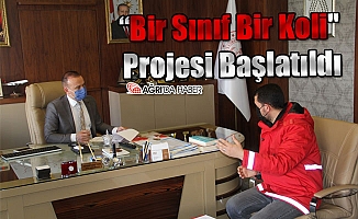 Ağrı'da "Bir Sınıf Bir Koli" Projesi Başlatıldı