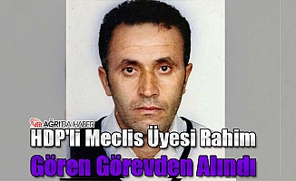 HDP'li Meclis üyesi Rahim Gören Görevden Alındı