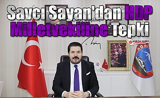 Savcı Sayan'dan HDP Milletvekiline Tepki