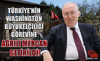 Türkiye'nin Washington Büyükelçiliğine Ağrılı Hasan Murat Mercan getirildi