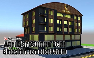 Ağrı Barosunun Yeni Binasının Temelleri Atıldı