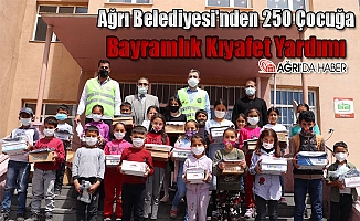 Ağrı Belediyesi'nden 250 Çocuğa Bayramlık Kıyafet!