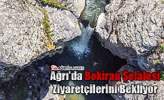 Ağrı'da Bekiran Şelalesi Ziyaretçilerini Bekliyor