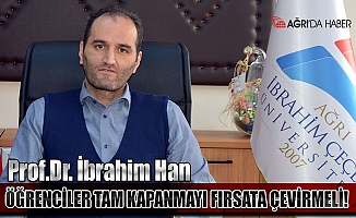 Prof.Dr. İbrahim Han; LGS ve YKS'ye hazırlanan öğrenciler tam kapanmayı fırsata çevirmeli