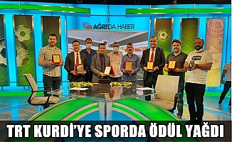 TRT Kurdi’ye Sporda Ödül Yağdı