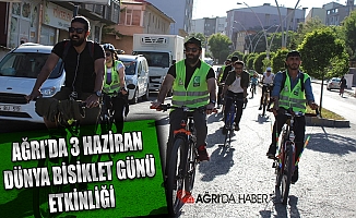 Ağrı'da 3 Haziran Dünya Bisiklet Günü Etkinliği