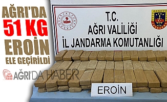 Ağrı Doğubayazıt'ta 51 Kilo Eroin Ele Geçirildi