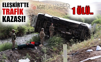 Ağrı Eleşkirt'te Trafik Kazası! 1 Ölü 24 Yaralı!