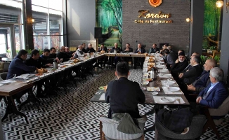 Ağrı İl Milli Eğitim Müdürü, ASTOP üyeleri ile bir araya geldi