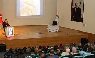 AİÇÜ'de “Türk Dünyası'nın Siyasi Coğrafyası ve Jeopolitik Önemi” konferansı