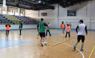 Ağrı'da farkındalık için futsal maçı