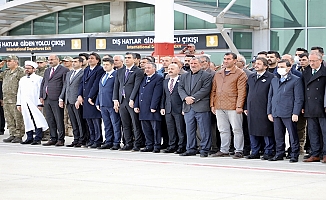 Ağrı şehidini son yolculuğuna uğurladı
