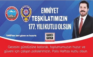 Başkan Savcı Sayan'ın Polis Haftası Mesajı