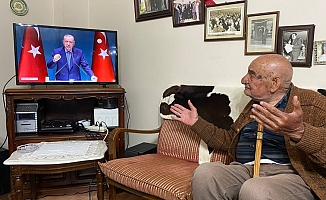 Boraltan Köprüsü faciasının 100 yaşındaki tanığı Bekir Doğan'dan Cumhurbaşkanı Erdoğan'a destek