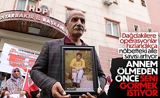 Evlat nöbetine bir aile daha katıldı