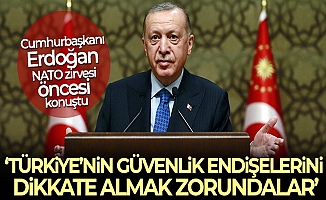 Cumhurbaşkanı Erdoğan: “Biz NATO'nun 70 yıllık üyesiyiz ve Türkiye rastgele NATO'ya katılmış bir ülke değil”