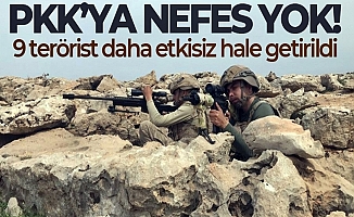 Milli Savunma Bakanlığı: 9 PKK'lı terörist etkisiz hale getirildi!