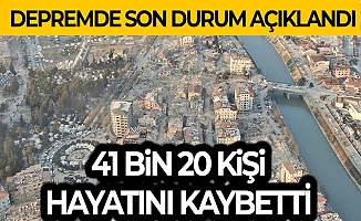 Sıcak Gelişme: Depremde 41 bin 20 vatandaşımız hayatını kaybetti!