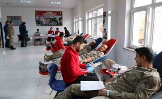 Ağrı'da Jandarmadan Kızılay'a kan desteği