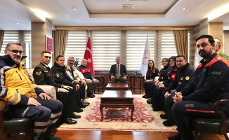 Ağrı Valisi Bozkurt, 112 Günü’nde Acil Çağrı Merkezi Heyetini Kabul Etti