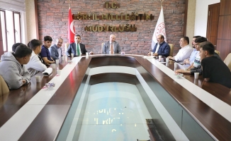 Ağrı'da "Evliya Çelebi Öğrenci Değişim Projesi" kapsamında gelen öğrenciler ağırlandı